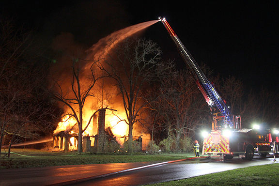 Historic home destroyed